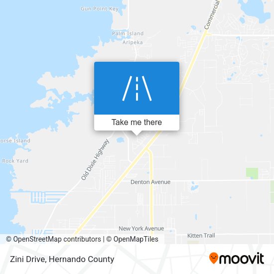 Mapa de Zini Drive