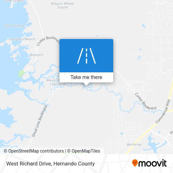 West Richard Drive map