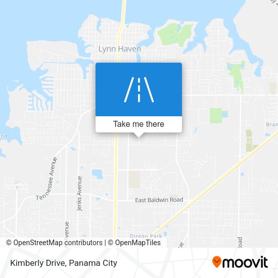 Mapa de Kimberly Drive