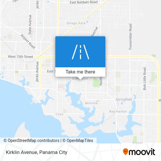 Mapa de Kirklin Avenue