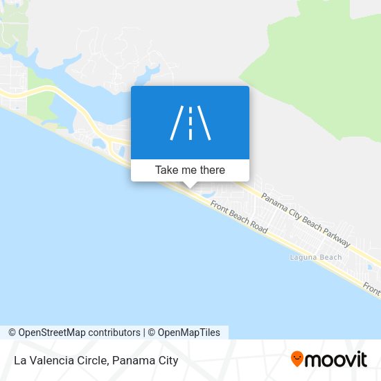 La Valencia Circle map