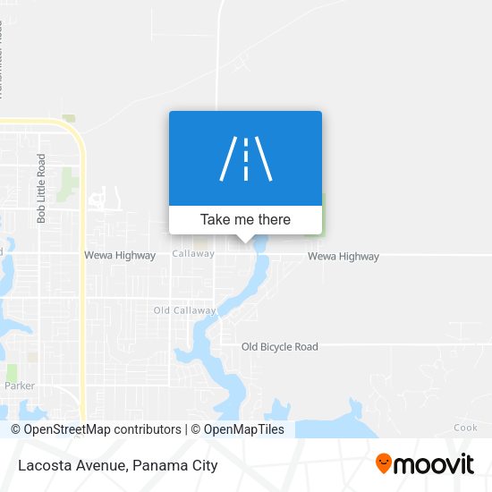 Mapa de Lacosta Avenue
