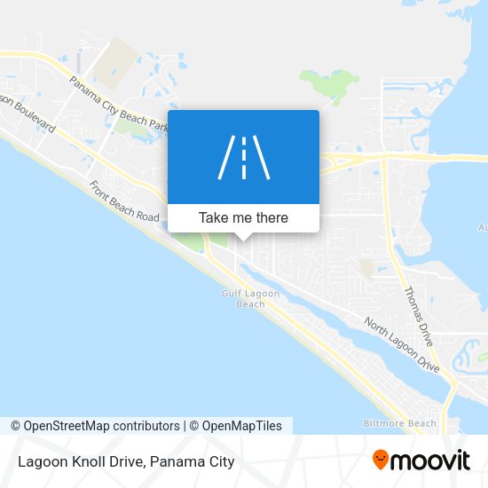 Lagoon Knoll Drive map