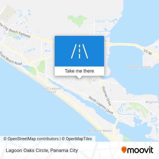 Lagoon Oaks Circle map