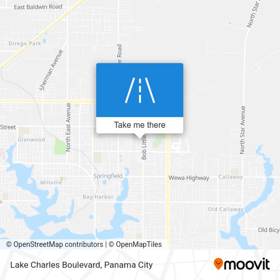 Mapa de Lake Charles Boulevard