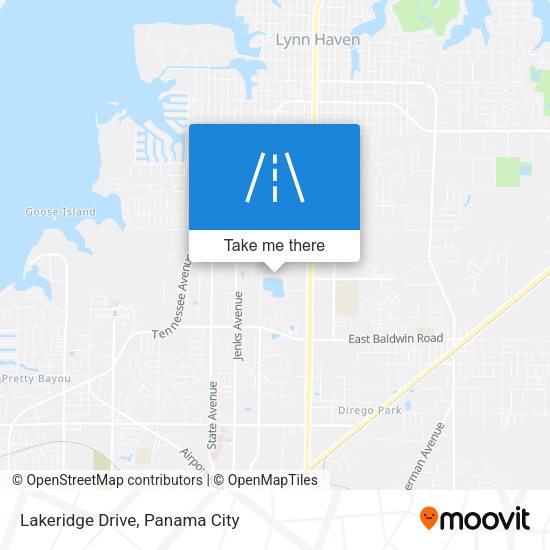 Lakeridge Drive map