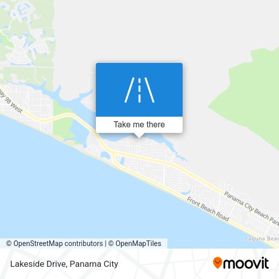 Mapa de Lakeside Drive