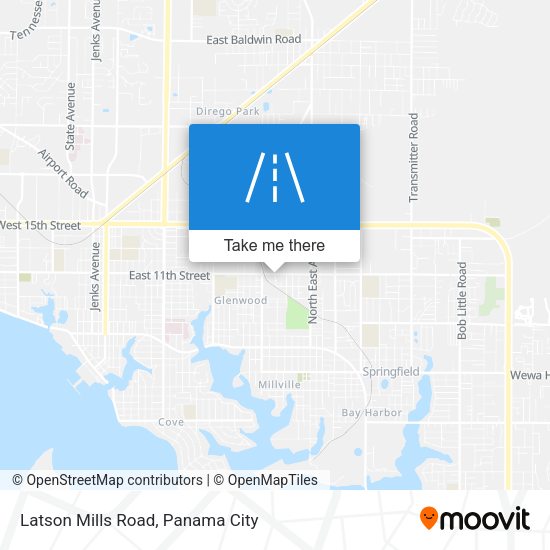 Latson Mills Road map