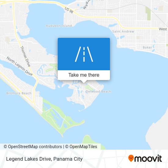Legend Lakes Drive map