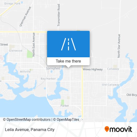 Mapa de Leila Avenue