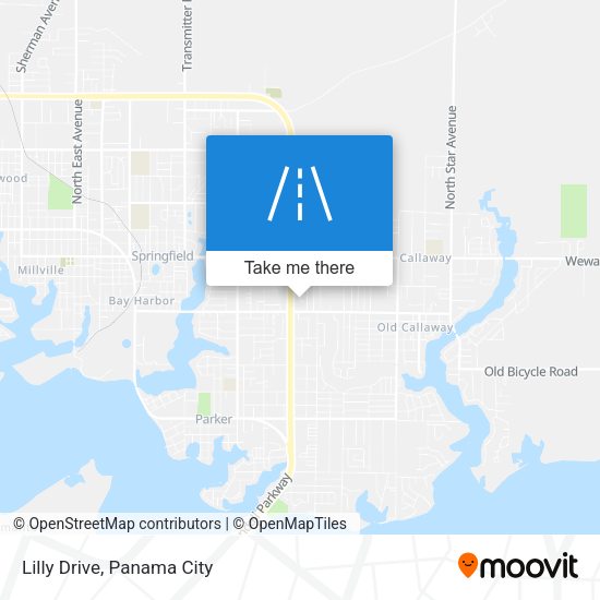 Mapa de Lilly Drive