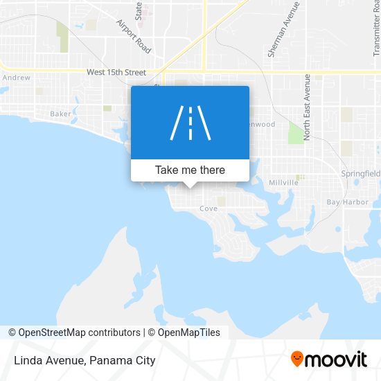 Mapa de Linda Avenue