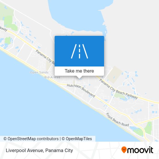 Liverpool Avenue map