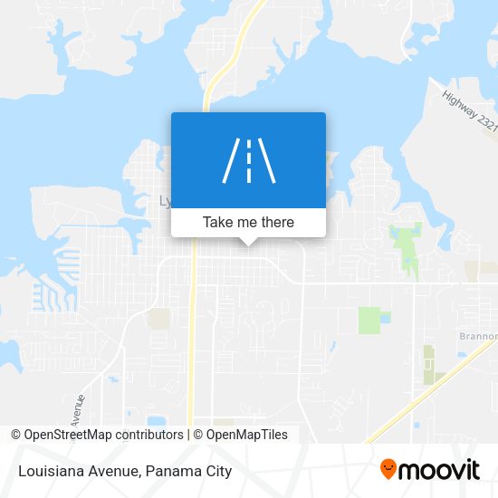 Louisiana Avenue map
