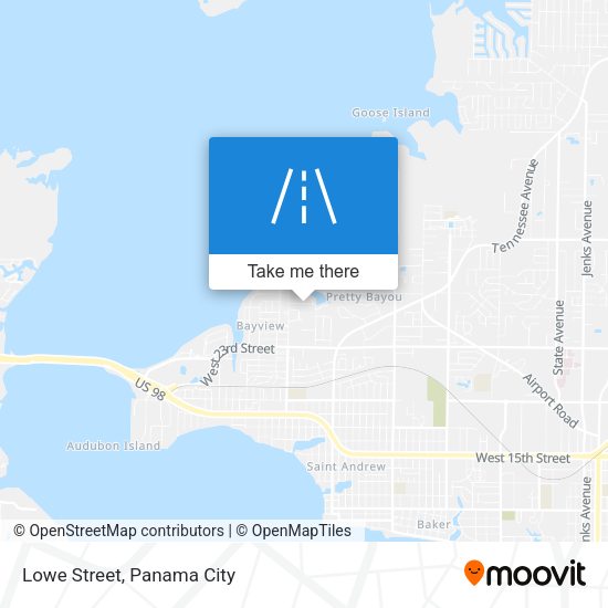 Mapa de Lowe Street