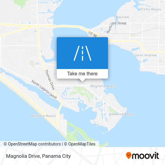 Mapa de Magnolia Drive