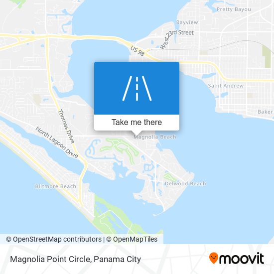 Magnolia Point Circle map