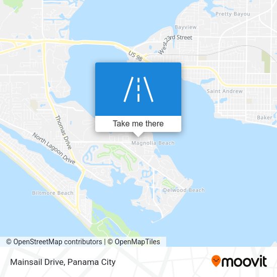 Mapa de Mainsail Drive