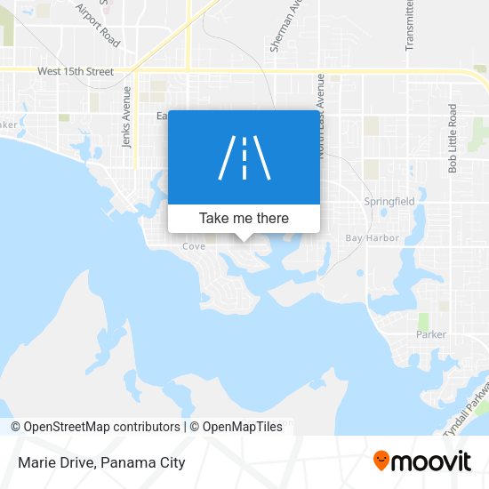Mapa de Marie Drive