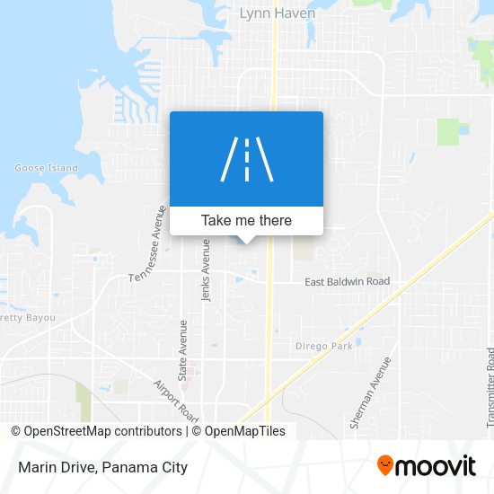Mapa de Marin Drive