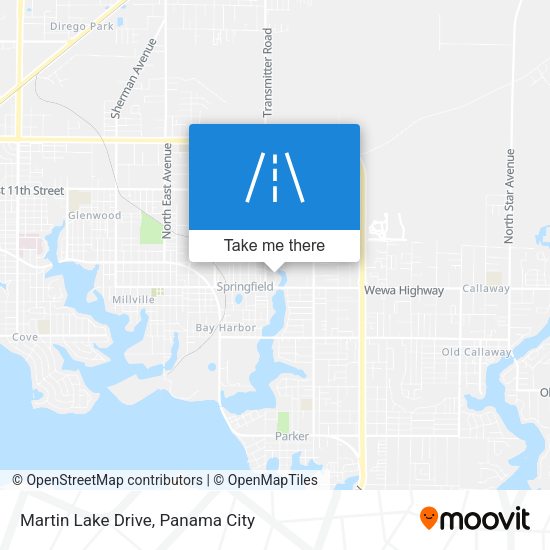 Martin Lake Drive map