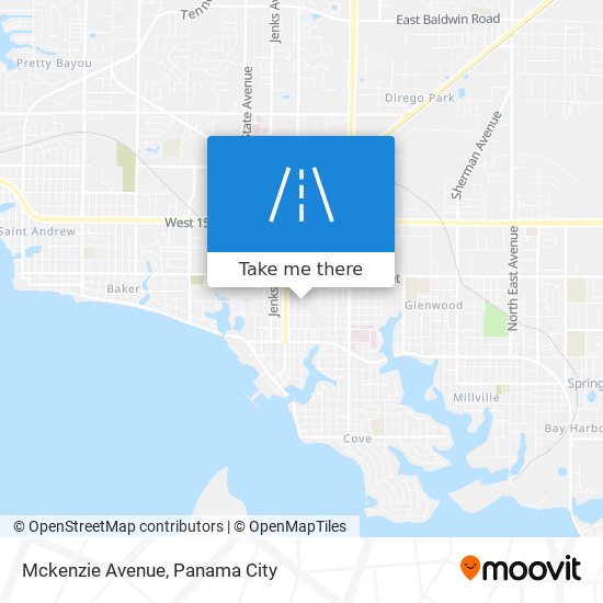 Mckenzie Avenue map