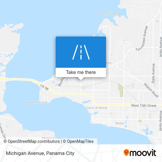 Michigan Avenue map