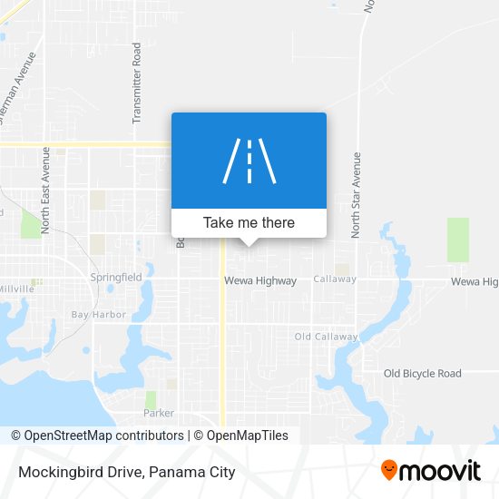 Mockingbird Drive map