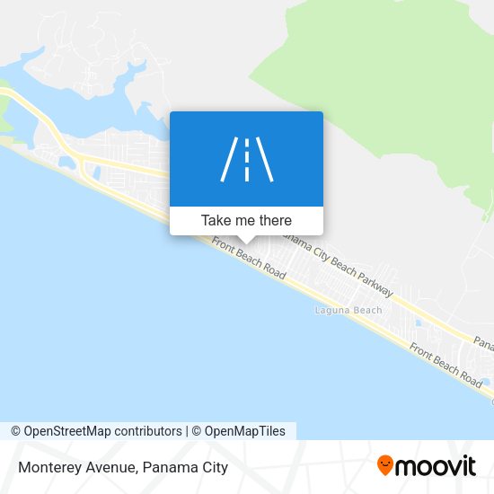 Monterey Avenue map