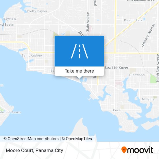Mapa de Moore Court