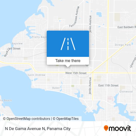 N De Gama Avenue N map