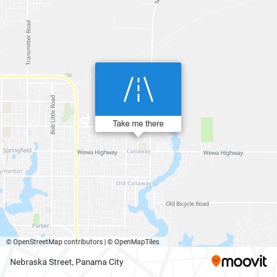 Nebraska Street map