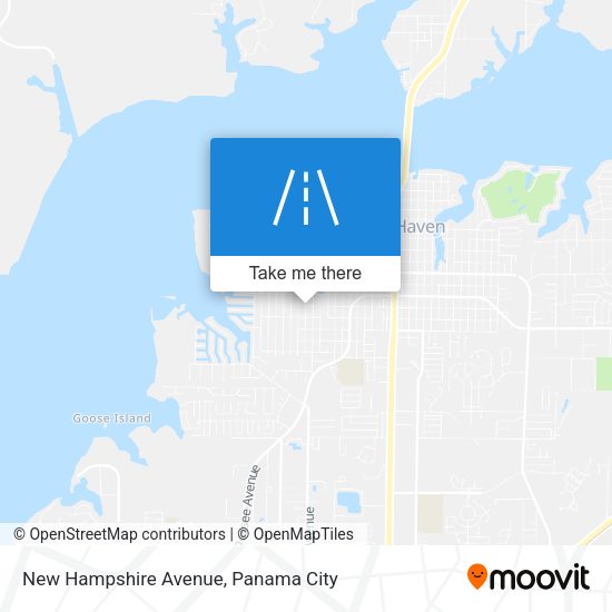 Mapa de New Hampshire Avenue