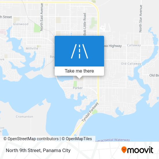 Mapa de North 9th Street