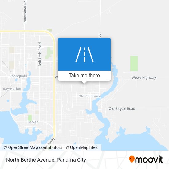 North Berthe Avenue map