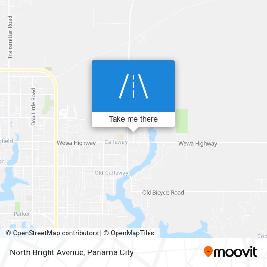 North Bright Avenue map