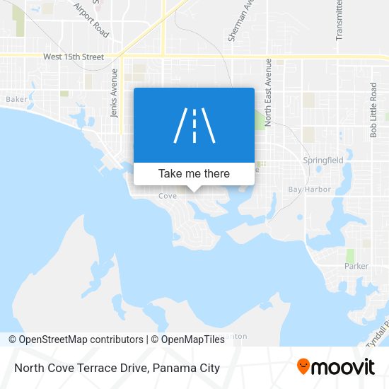 Mapa de North Cove Terrace Drive