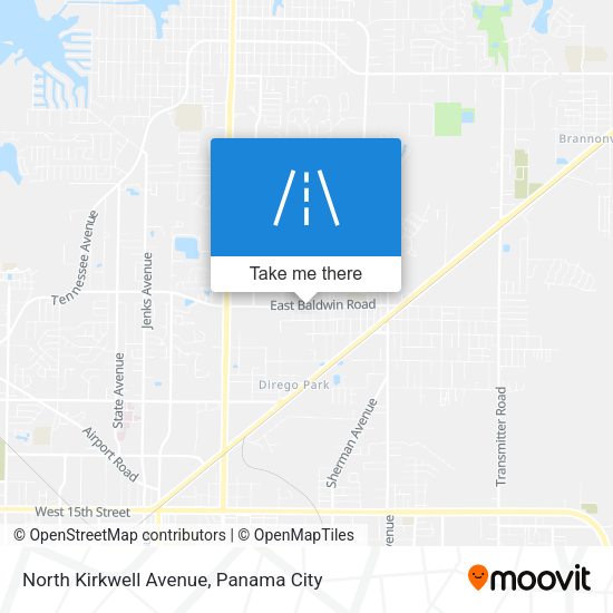 Mapa de North Kirkwell Avenue