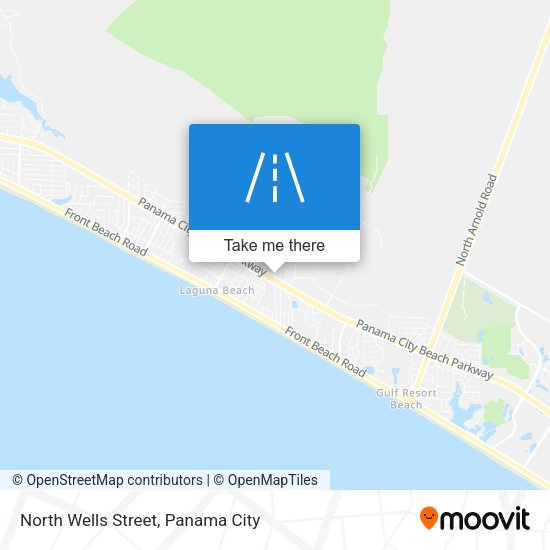 North Wells Street map