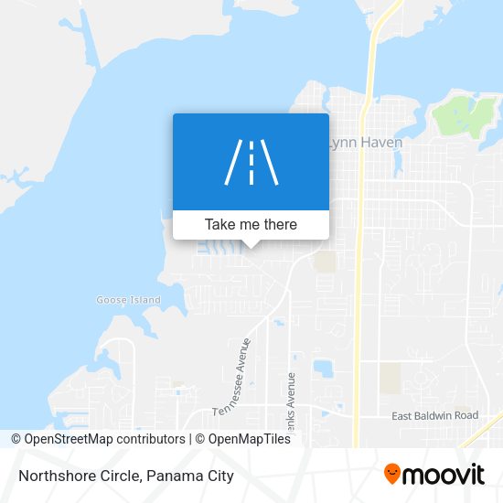 Northshore Circle map