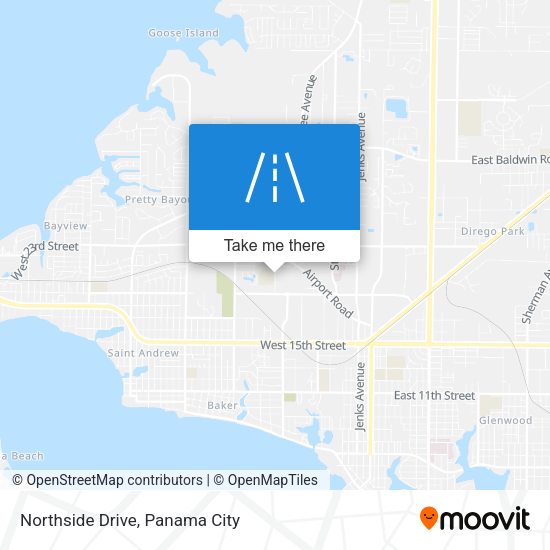 Northside Drive map