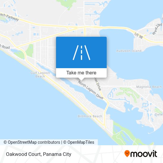 Mapa de Oakwood Court