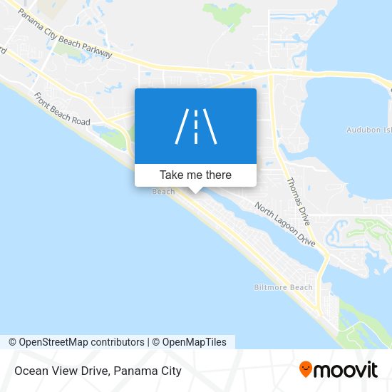 Ocean View Drive map