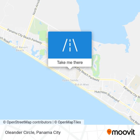 Oleander Circle map