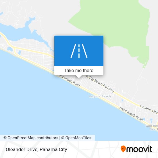 Oleander Drive map