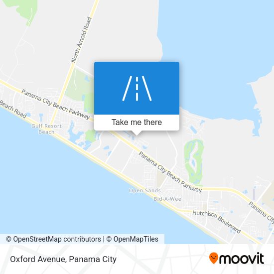 Mapa de Oxford Avenue