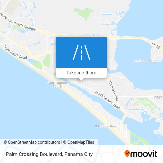 Palm Crossing Boulevard map