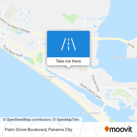 Palm Grove Boulevard map