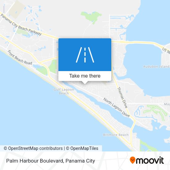 Palm Harbour Boulevard map