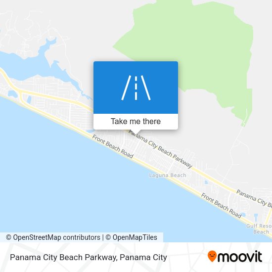 Mapa de Panama City Beach Parkway